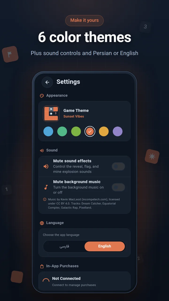 Theme settings